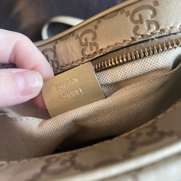 Gucci Bree Disco Guccissima In Gold - Picture 9 of 16